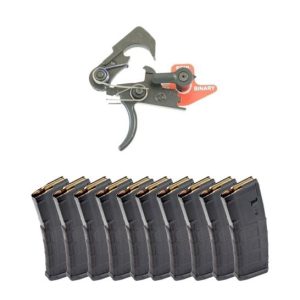 Franklin Armory BFSIII AR-C1 Binary Trigger & 10 Magpul PMAG 30rd Magazine GEN 2 MOE 5.56x45