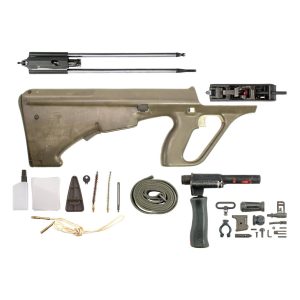 Malaysian Steyr AUG 5.56x45 Kit Bullpup Rifle Parts Kit w/ Cleaning Kit - Surplus - Good Condition - Left Handed